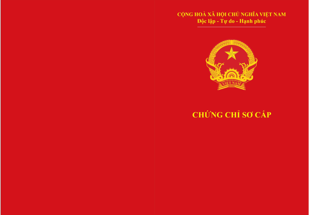 Chứng chỉ đào tạo