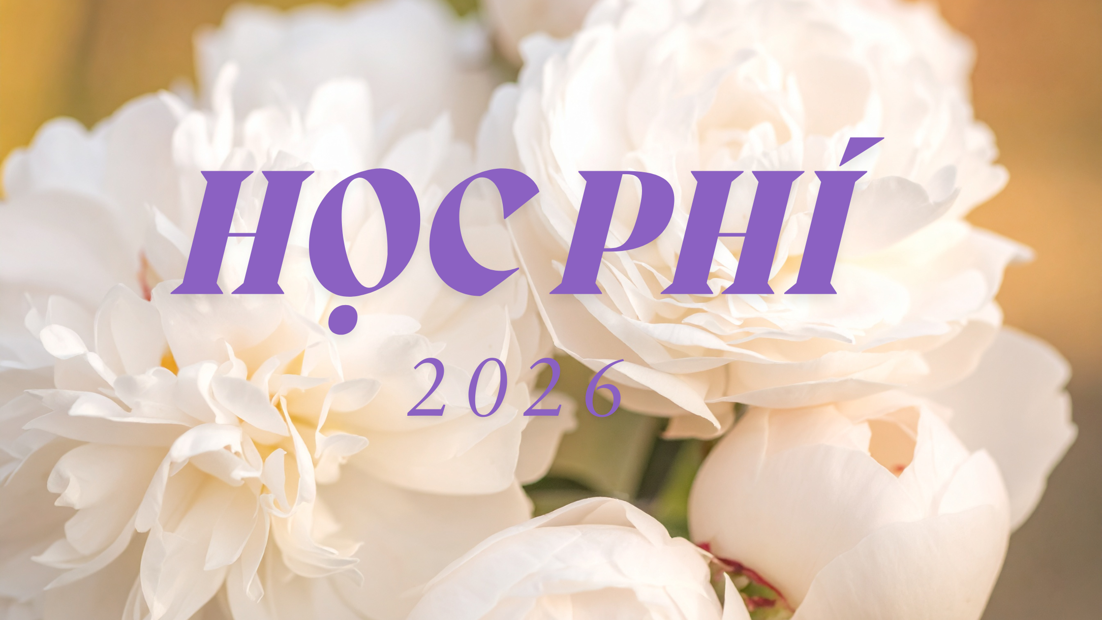 Học phí năm 2026